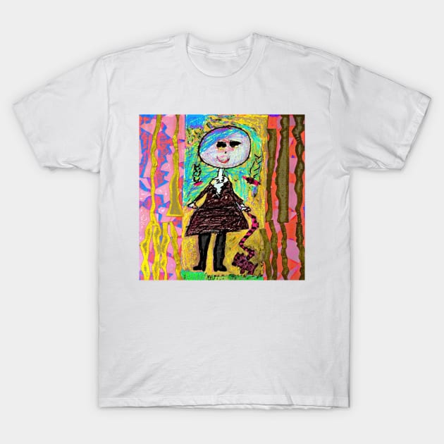 Girl With Dog #1a T-Shirt by markross